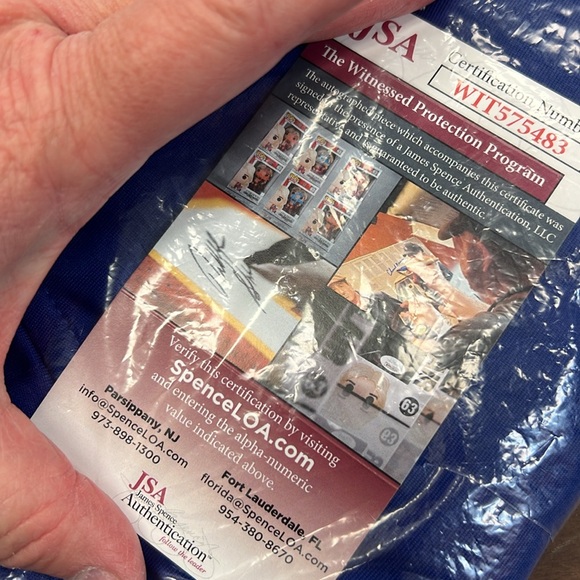 Signed Bob Lilly Jersey Authentication Included - Picture 3 of 6